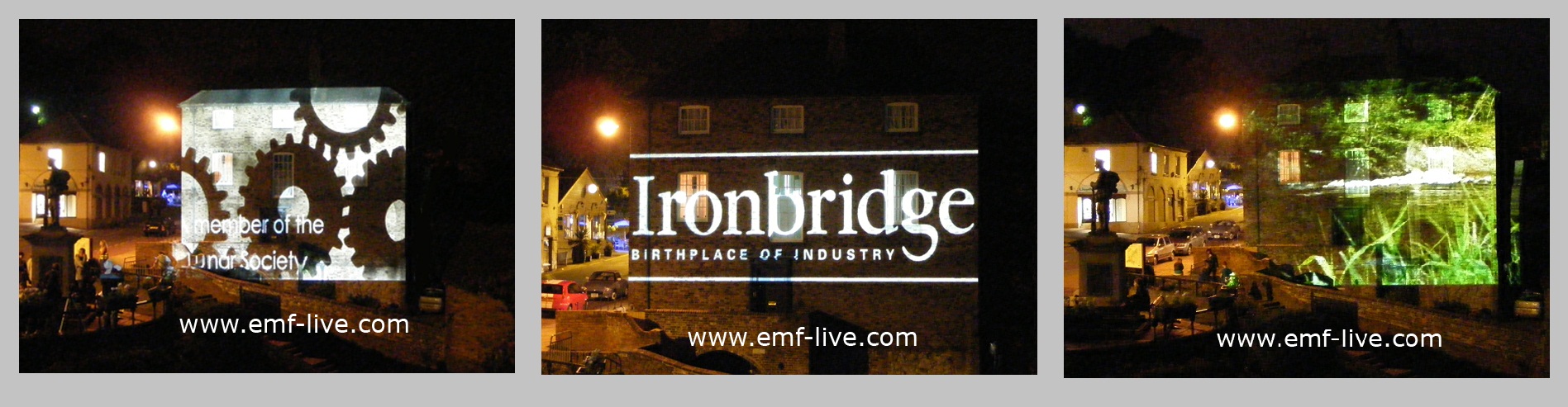 Ironbridge Festival world heritage projections