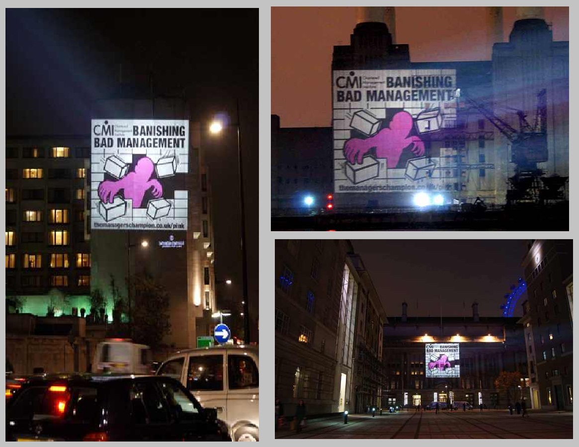 CMI OUTDOOR BUILDING PROJECTION CAMPAIGN LONDON CMI OUTDOOR BUILDING PROJECTION CAMPAIGN LONDON