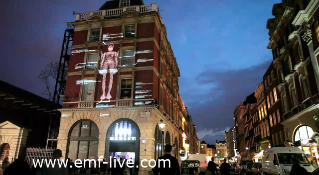 3d Video Mapping Projection Covent Garden