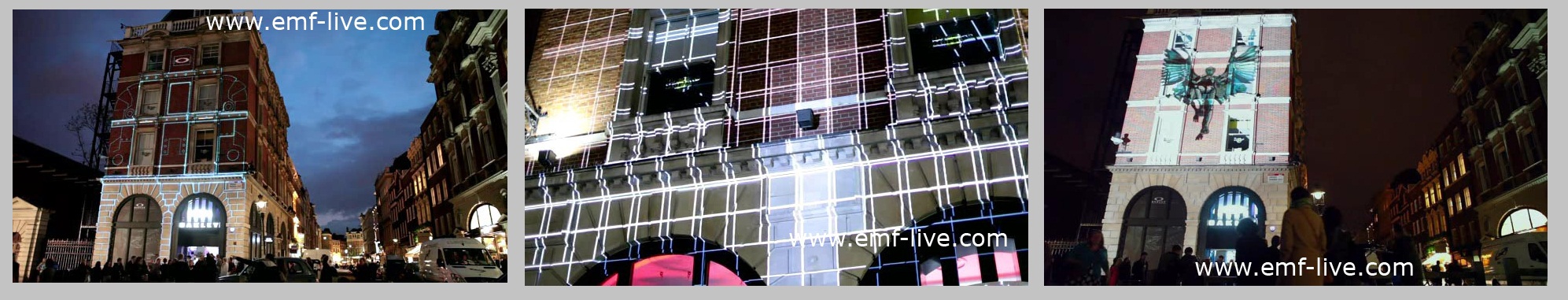 3d Video Mapping Projection Covent Garden