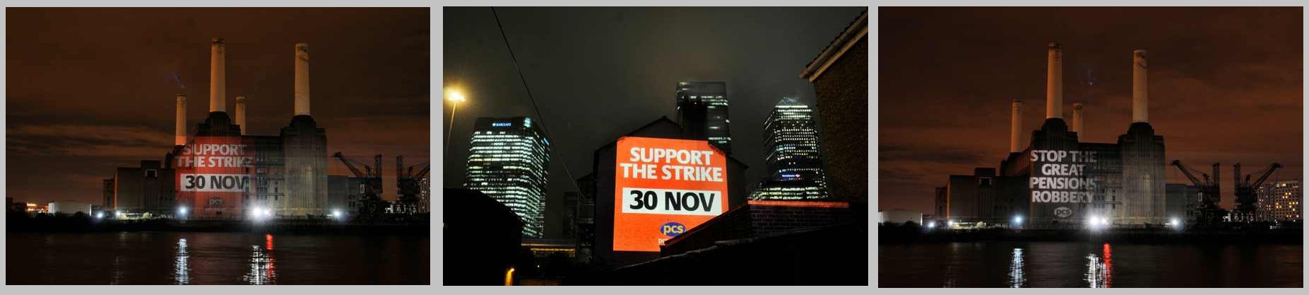 PCS UNION OUTDOOR BUILDING PROJECTION CAMPAIGN ACROSS LONDON