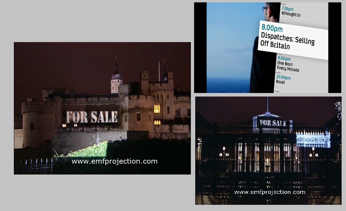 Building Projection campaign London