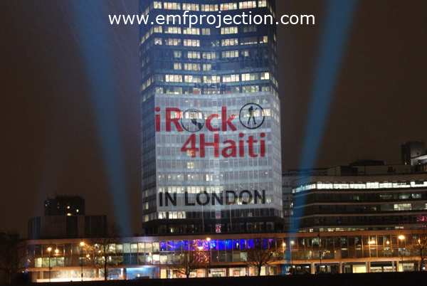 Millbank Tower projection