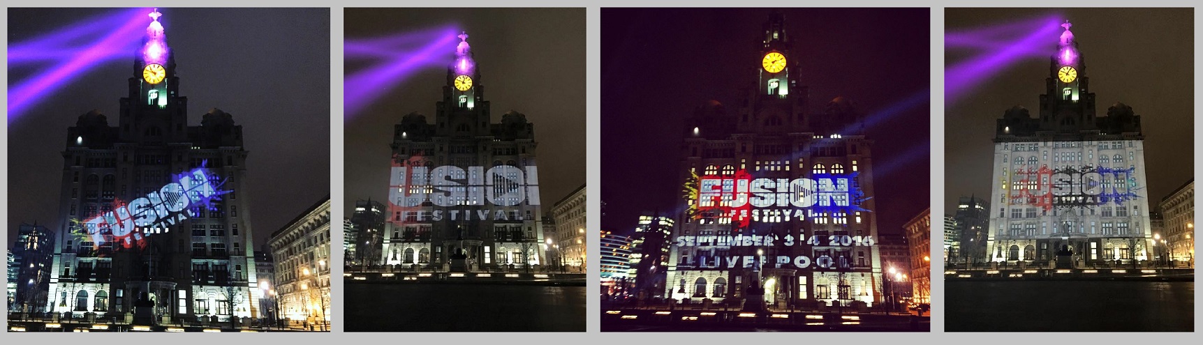 FUSION FESTIVAL PROJECTION LIVER BUILDING