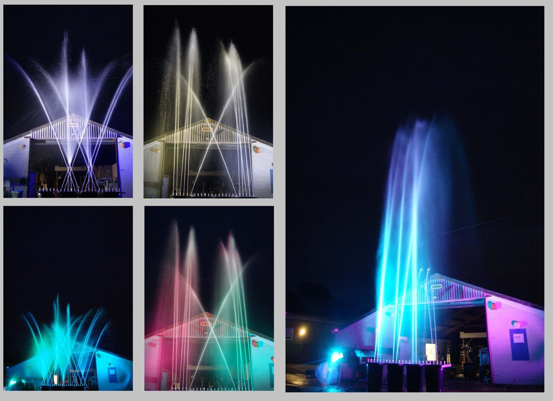 Animated Jet Fountain System - EMF Technology