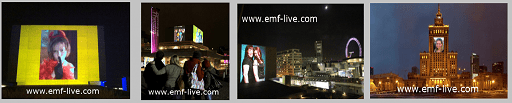 Outdoor Building Projection Campaign