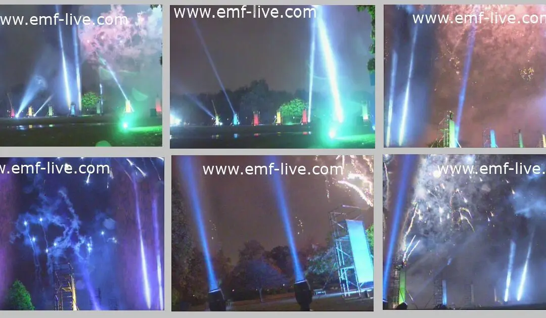 Searchlight show – Battersea Park Fireworks!