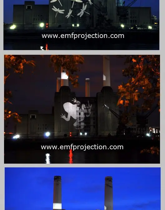 Building Projection onto Battersea Power Station