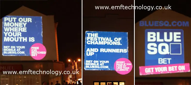 Projection campaign for Cheltenham Races