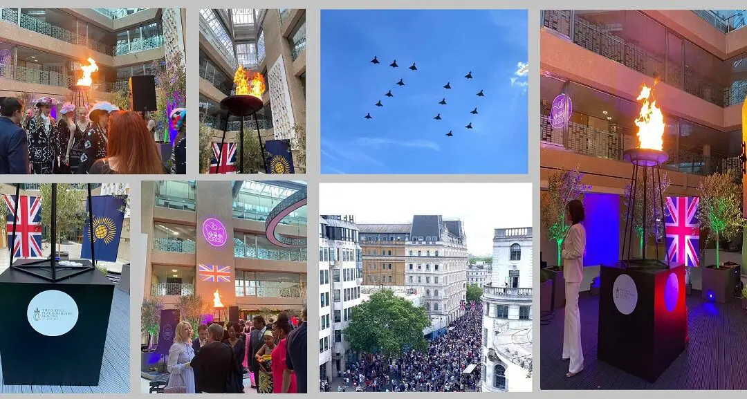 Coutts Bank Jubilee Flame