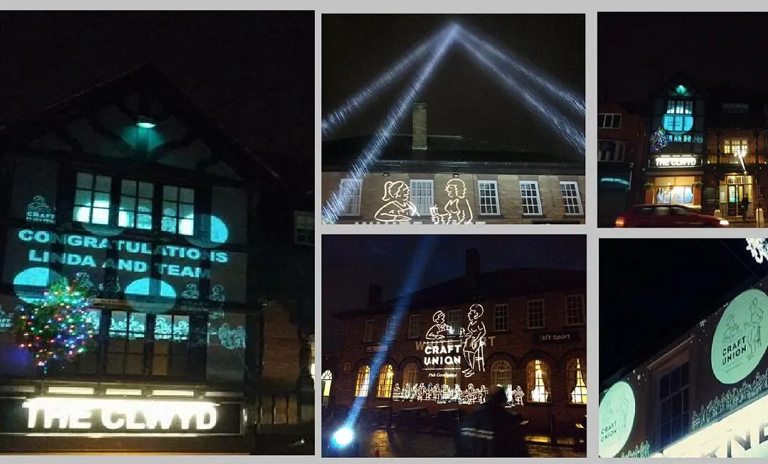 Craft Union Christmas Pub Projections