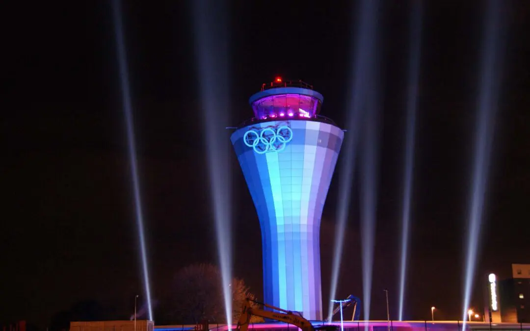 Search light Beacons used for Croydons Diamond Jubilee celebrations