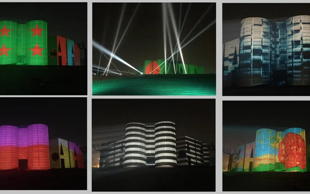 Dhaka Parliament Video Mapping for Bangladesh Independence Day