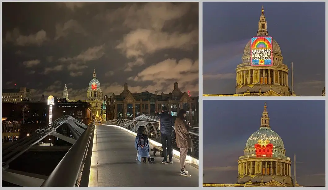 Evening Standard – Thank you London Christmas Projections