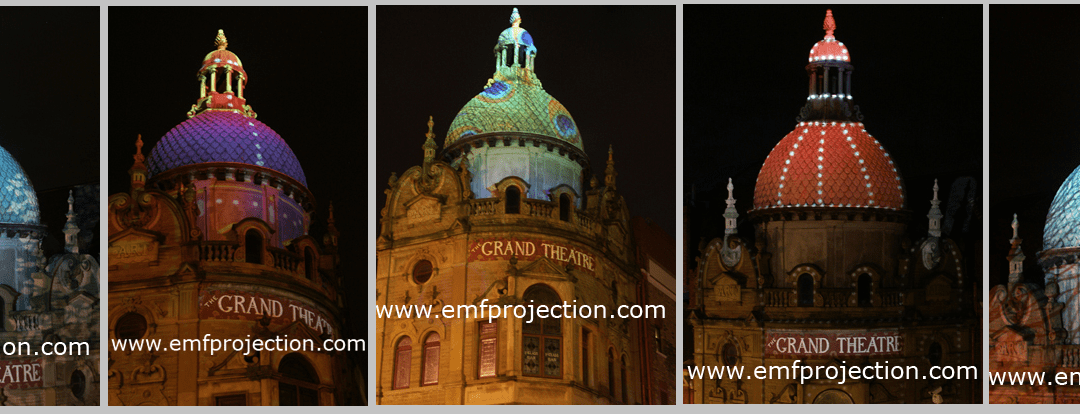 EMF Projection Light Up the Grand Theatre Blackpool