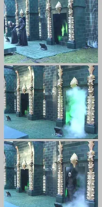 Flame effects for Harry Potter and the Order of the Phoenix Film Premiere