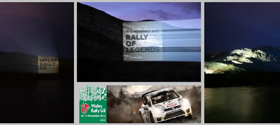 Conwy Castle Video Mapping Projections, Welsh Rally GB