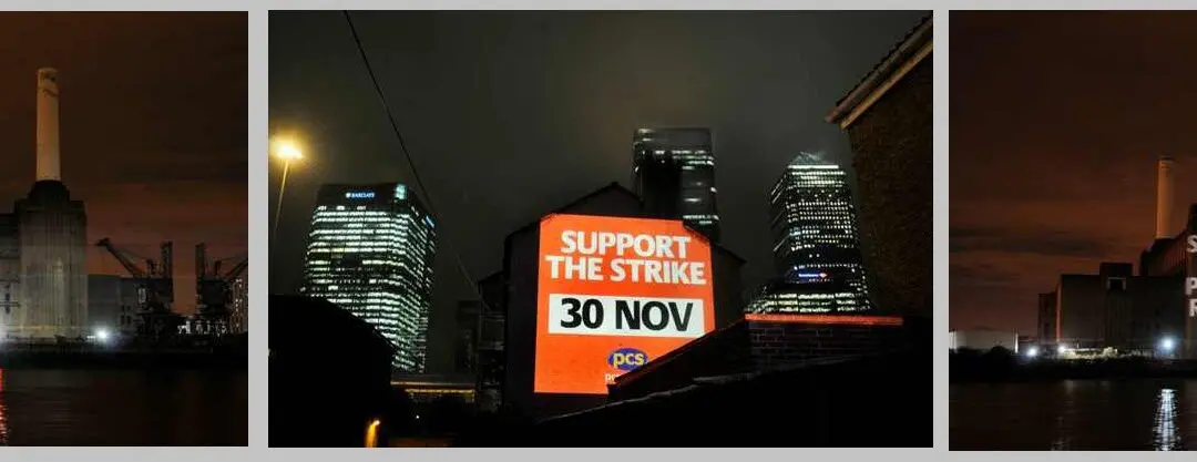 Building Projection campaign round London