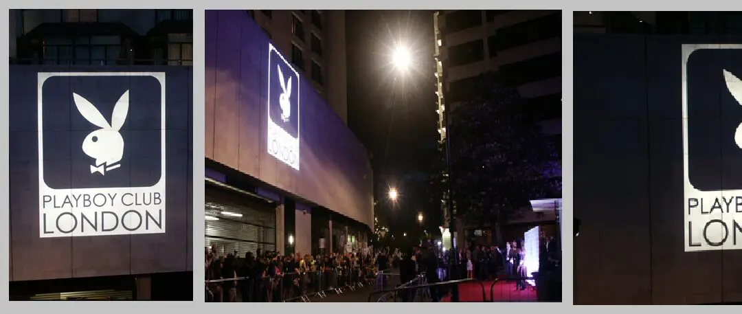 Outdoor Building Projection for Playboy