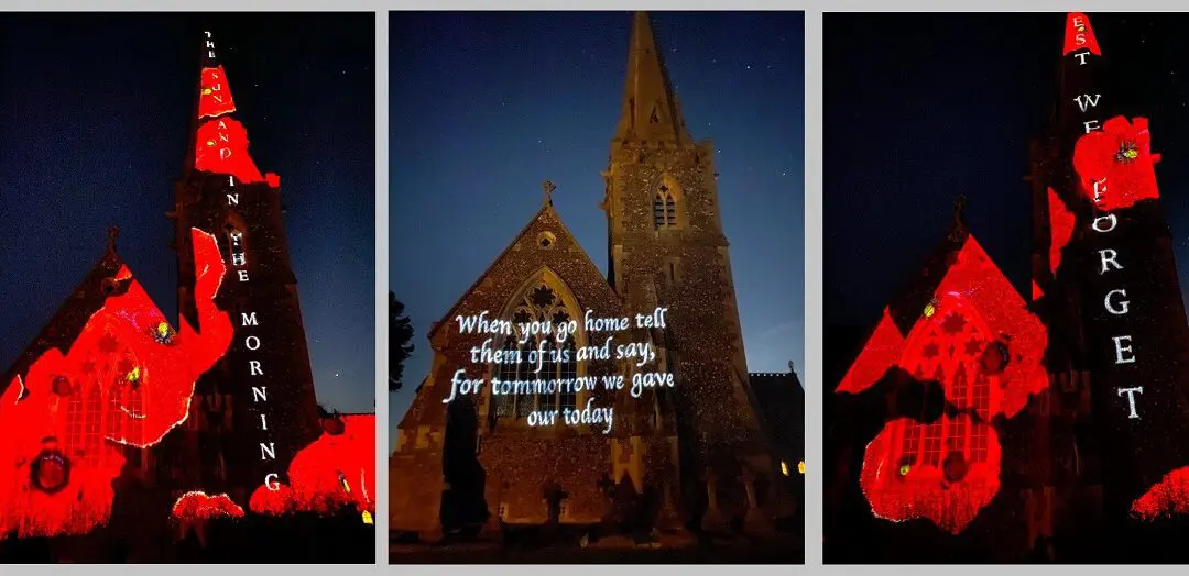 Poppy Day Projections in support of Royal British Legion