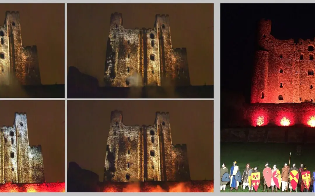 Rochester Castle Siege Projection Mapping Show