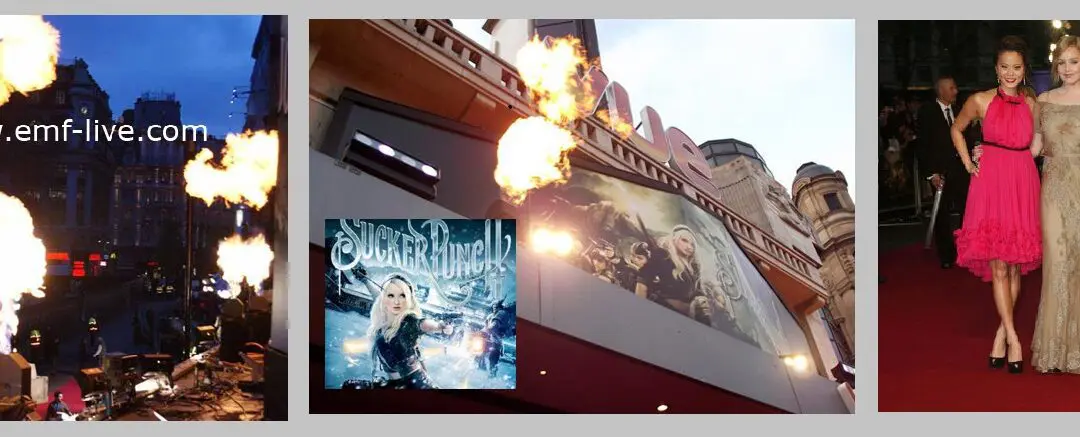 Flame effects for London Film Premiere Sucker Punch!