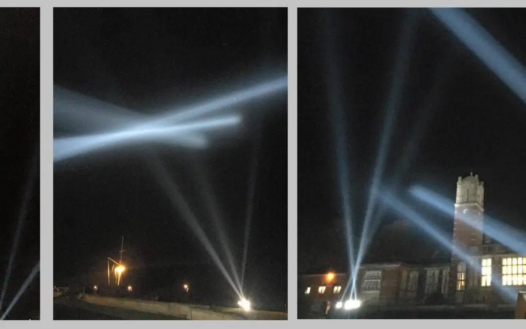 Searchlight show – Anniversary of the raid of Taranto
