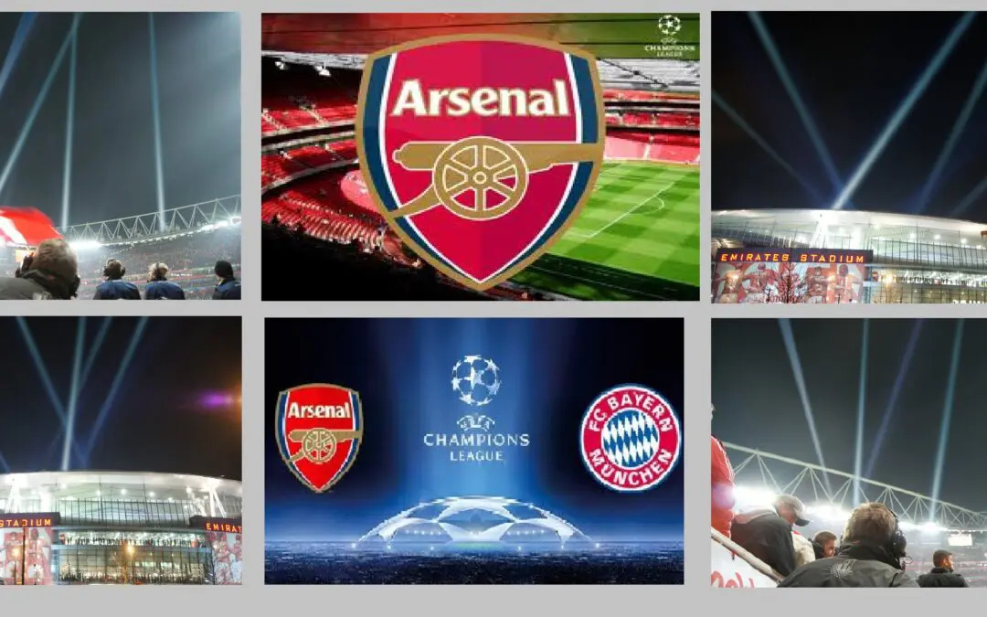 Searchlights for Arsenal Stadium