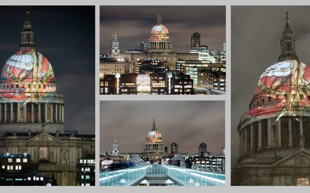 William Blake St Paul’s Cathedral Projections