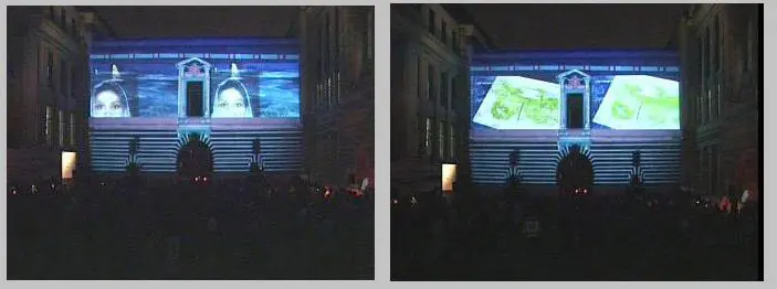 Large scale Video & Large Format Slide Projections, Priceless at Natural History and V&A Museum, London.