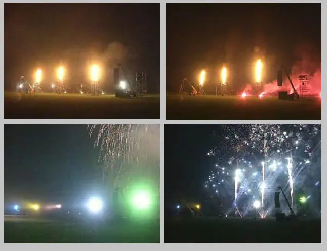 Flame effects – Battersea Park Firework Display