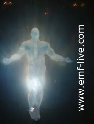 Waterscreen on The Thames for Watchmen: Dr Manhattan rises out of The Thames, London.