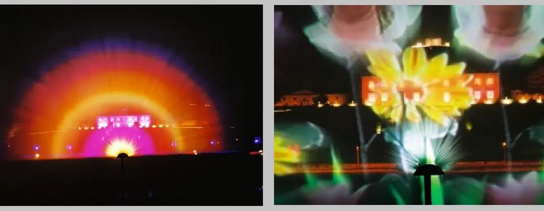 Water screen Projection – Devon Dreamwalk Event