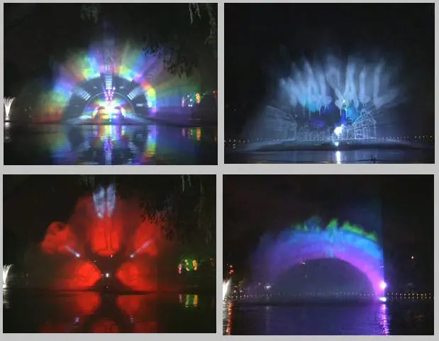 Waterscreen Projection Show for Walsall, Festival Of Light Event
