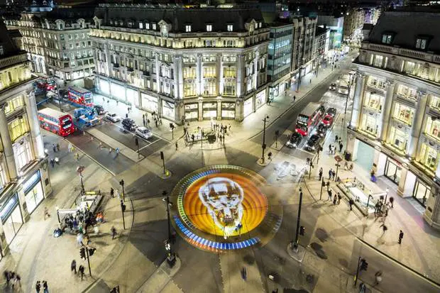 X-Men: Days of Future Past images light up Oxford Circus – Showbiz – London Evening Standard