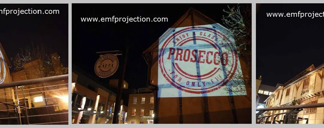 Outdoor Building Projection –  Zizzi!