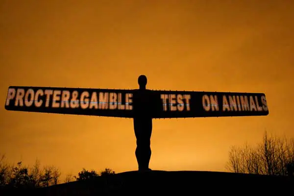 Angel of the North, Large Scale Projection.