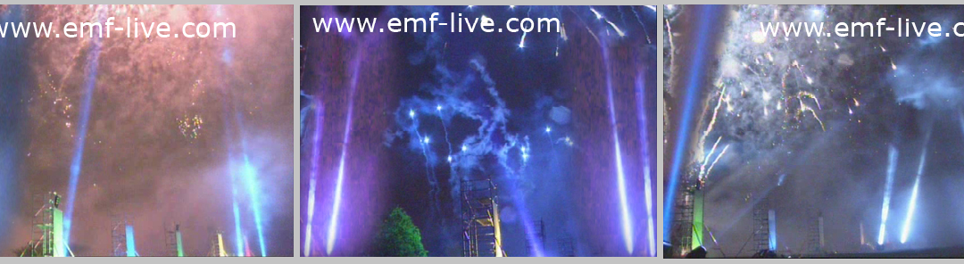 Searchlight Show for Battersea Park Fireworks!