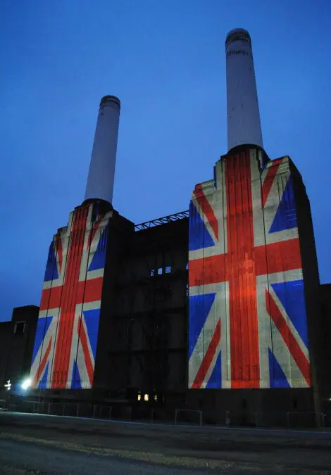 Battersea Power Station Building Projection