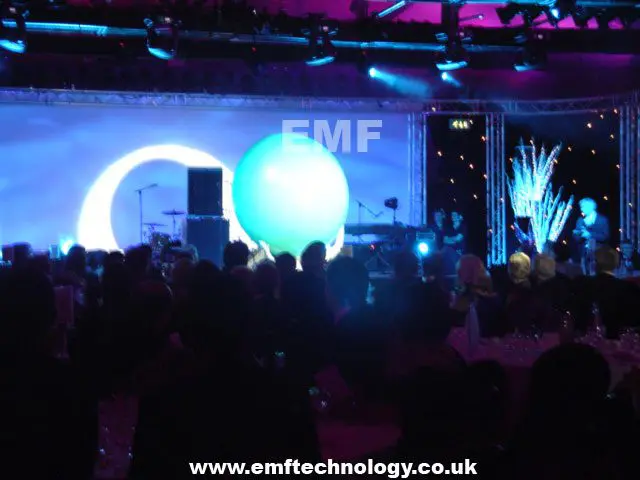 Video Projection & Flambe Torches at the Old brewery, London