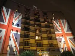 Massive outdoor projection, London