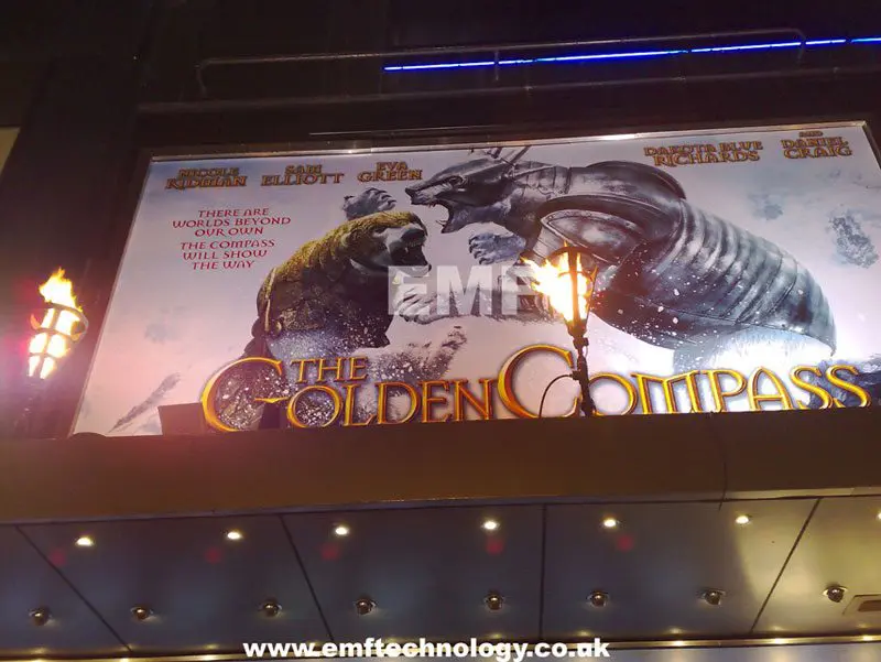 Flame effects for The Golden Compass Premiere, Leicester Square.London