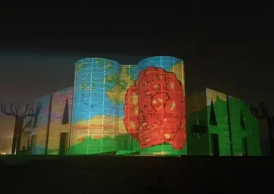 3d Projection Mapping Bangladesh National Day