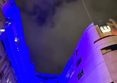 Image of BBC Facade Lighting installation