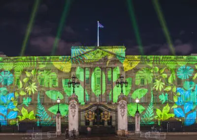 Buckingham Palace Building Projection