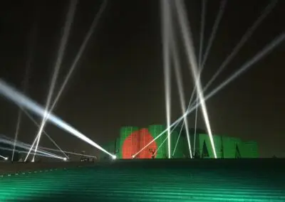 Dhaka Parliament 3d Projection Mapping
