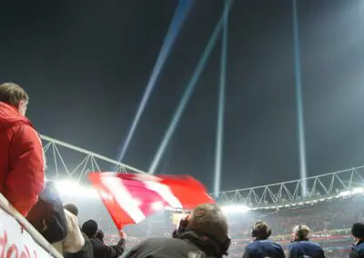 Emirates Stadium Searchlight Show