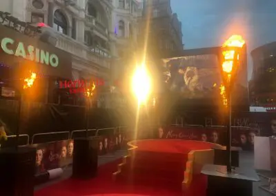 Flambe Torches for Film Premier London
