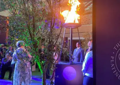 Jubilee Flambe Torch Coutts Bank
