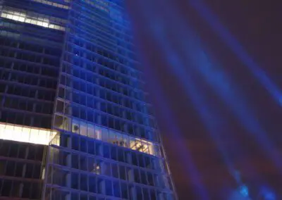 Lighting Show The Shard Launch